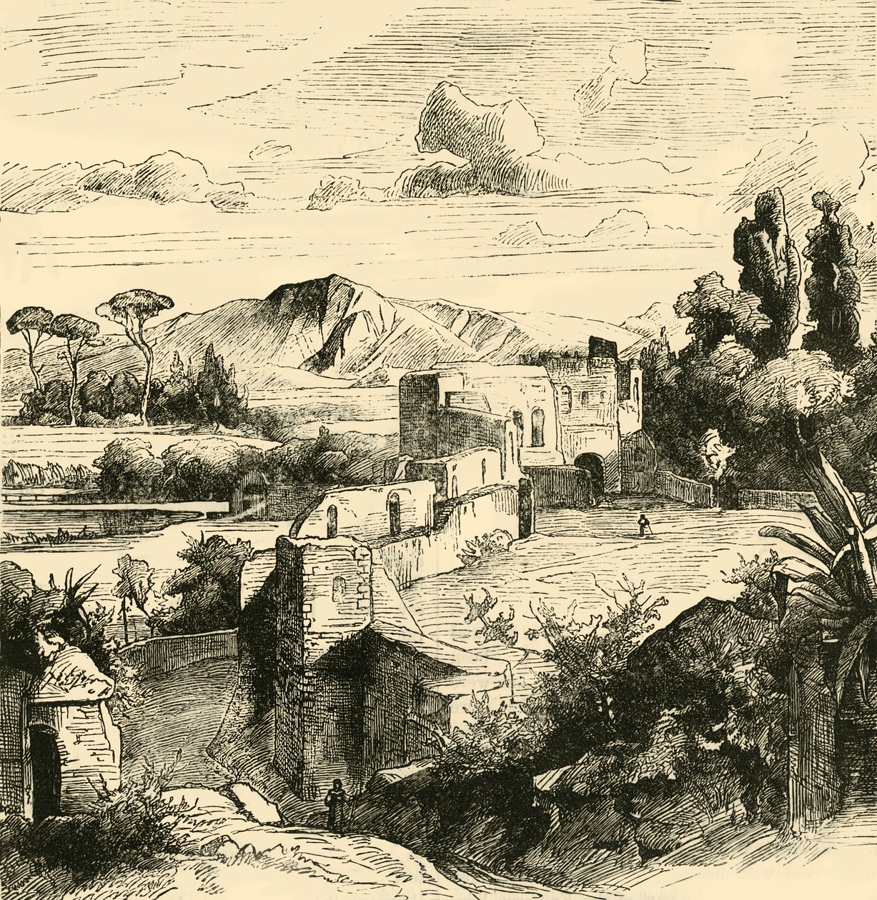 A Muralha Aureliana, 1890. de Unbekannt