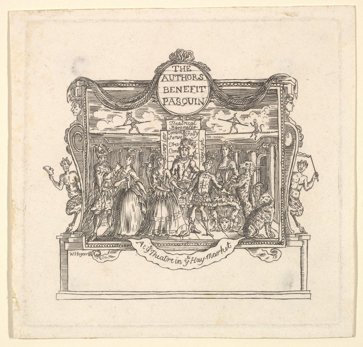 Os autores beneficiam: Pasquin, 1736. de Unbekannt