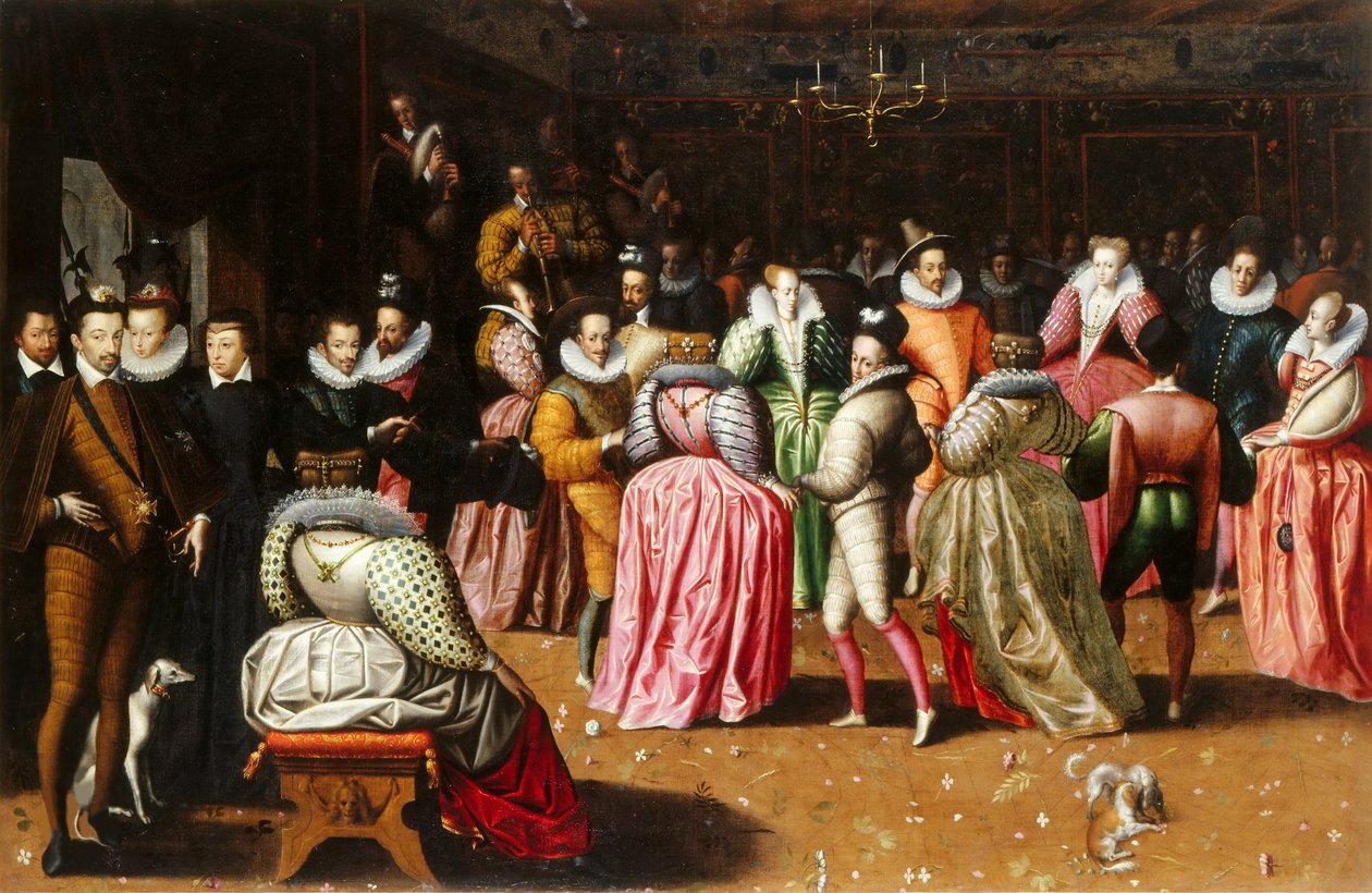 O Baile na Corte de Henrique III da França, 1575-1600. de Unbekannt