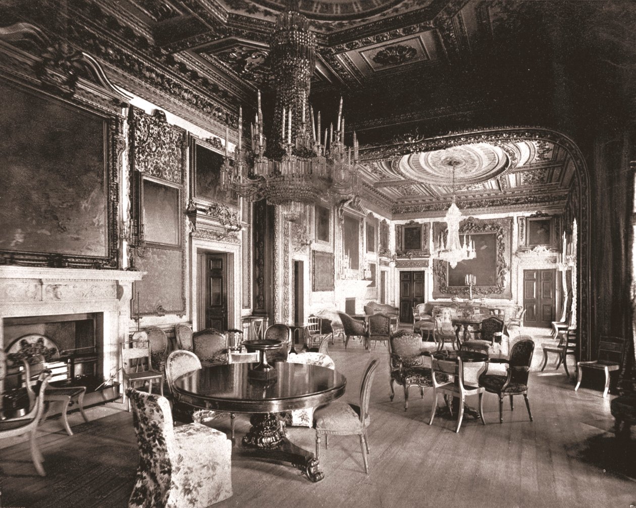 O salão de baile, Devonshire House, Londres, 1894. de Unbekannt