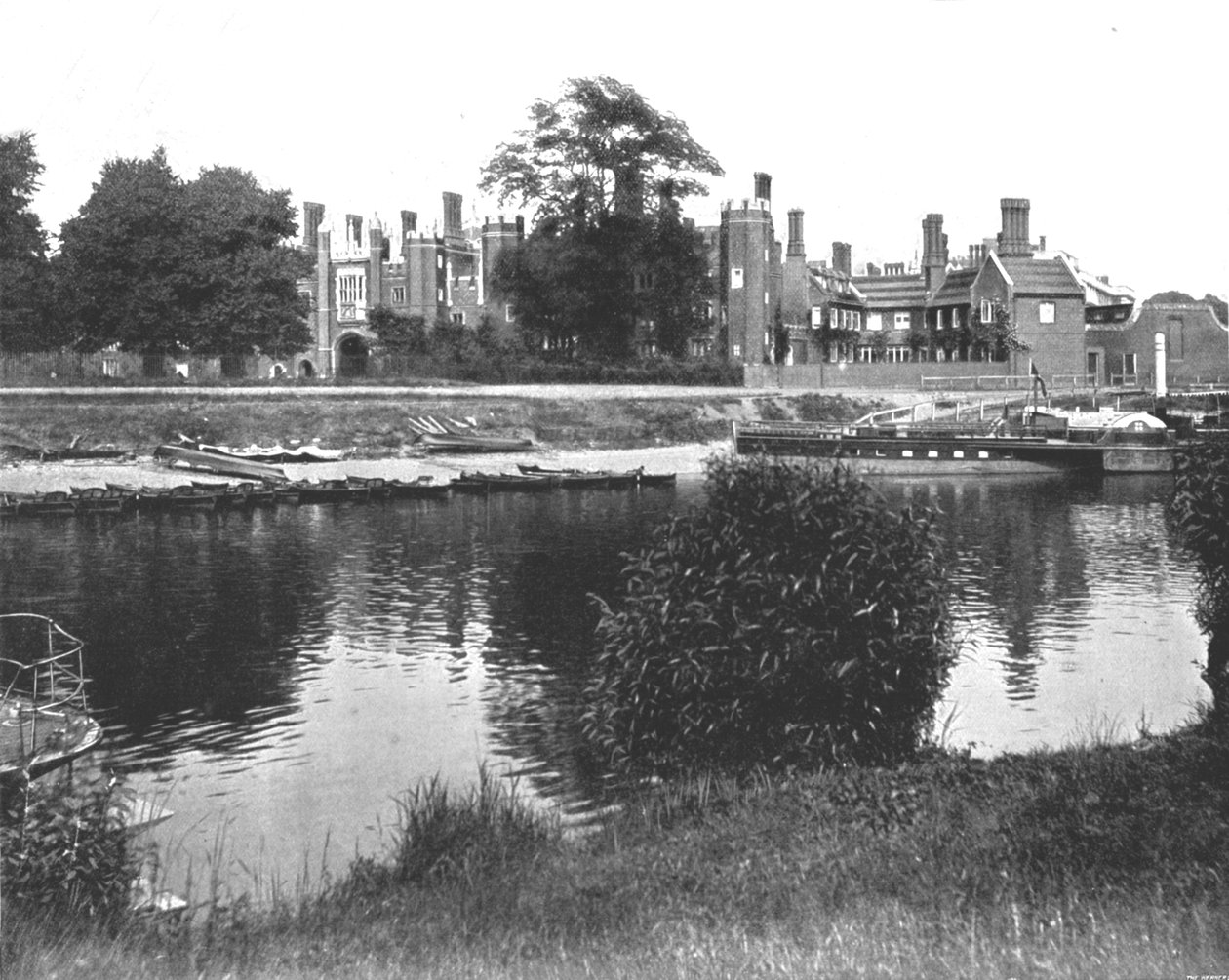 O Bankside em Hampton Court, Richmond, Londres, 1894. de Unbekannt