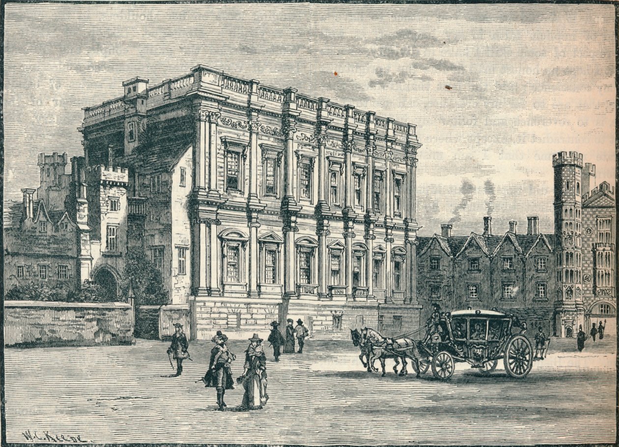 The Banqueting House, Whitehall, Londres, século XVII 1905 de Unbekannt