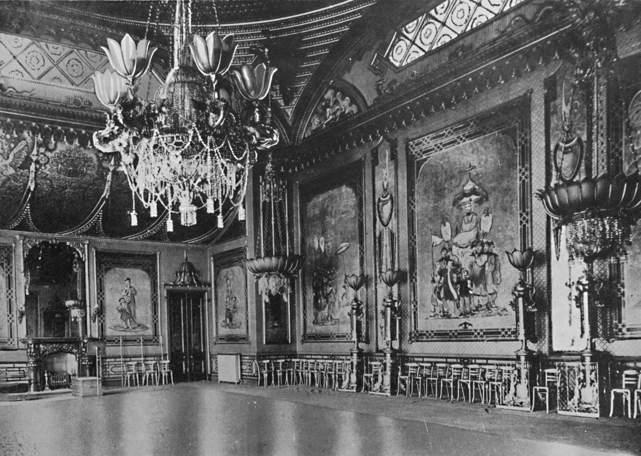 A sala de banquetes como é hoje, 1939 de Unbekannt