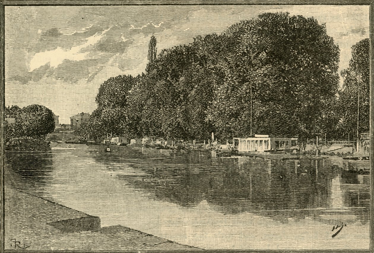 As barcaças, 1898. de Unbekannt