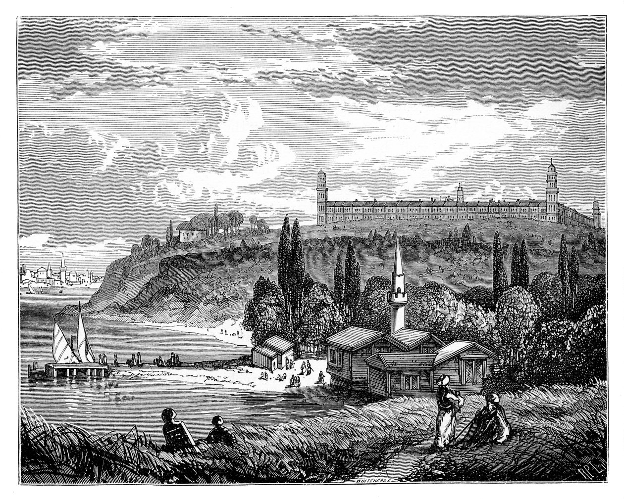 O Hospital Barracks, Scutari, Turquia, c1888 de Unbekannt