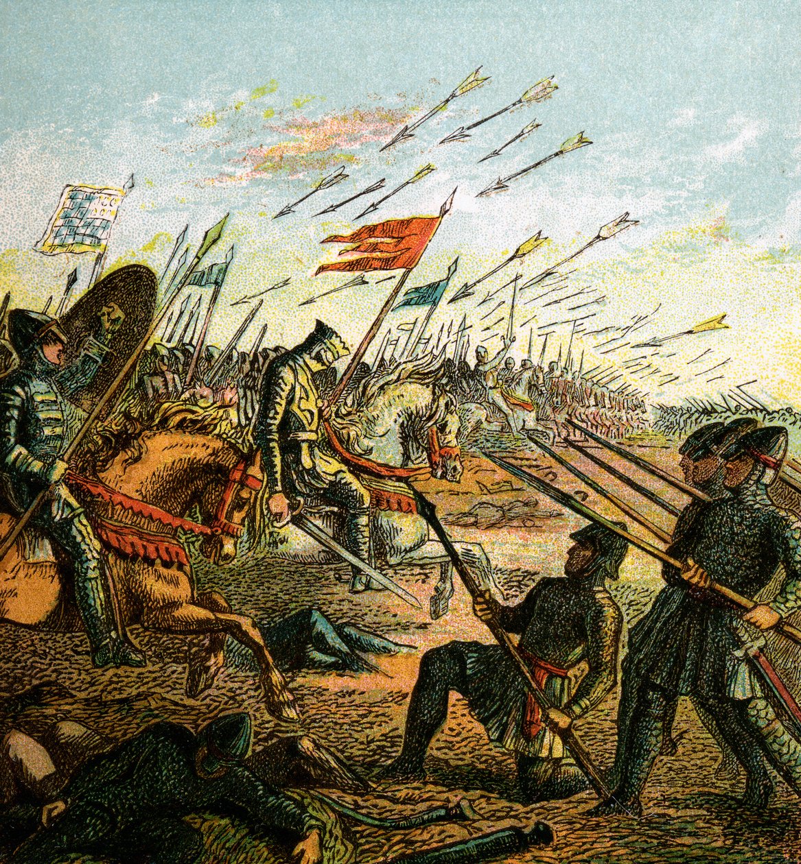 A Batalha de Hastings, 1066, c1850 de Unbekannt