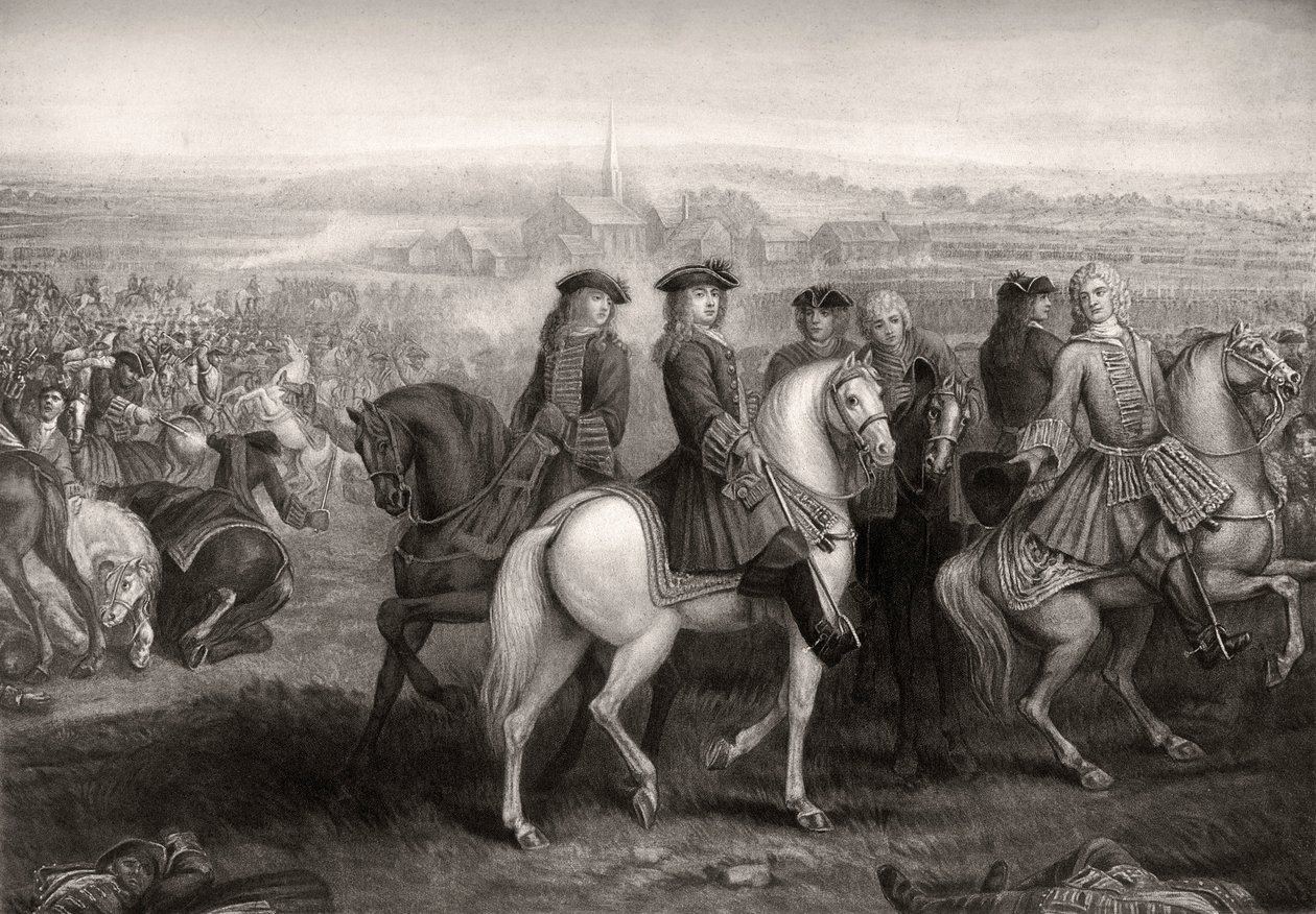 A Batalha de Blenheim, 1704 1906 de Unbekannt
