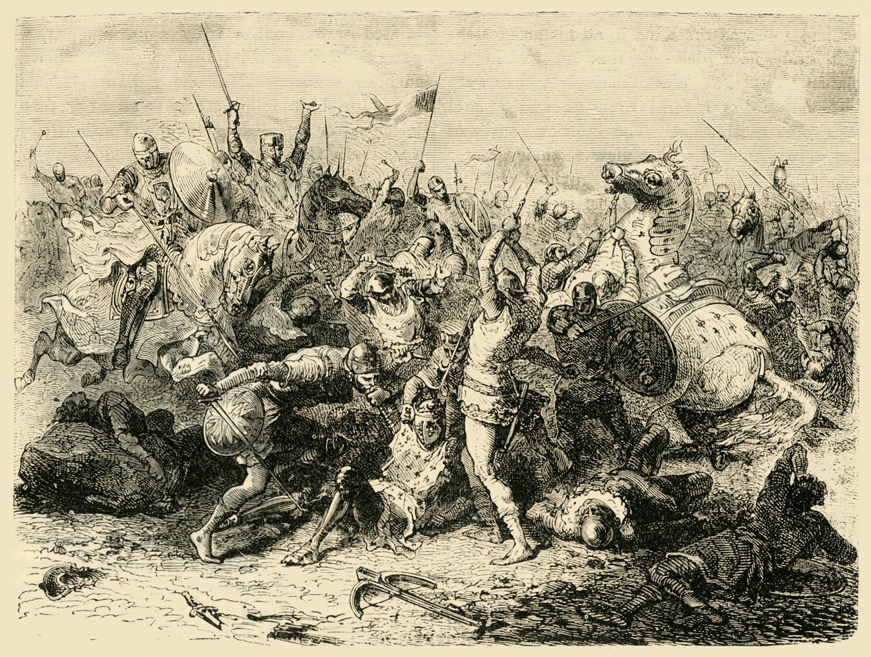 A Batalha dos Bouvines, 1214, 1890. de Unbekannt