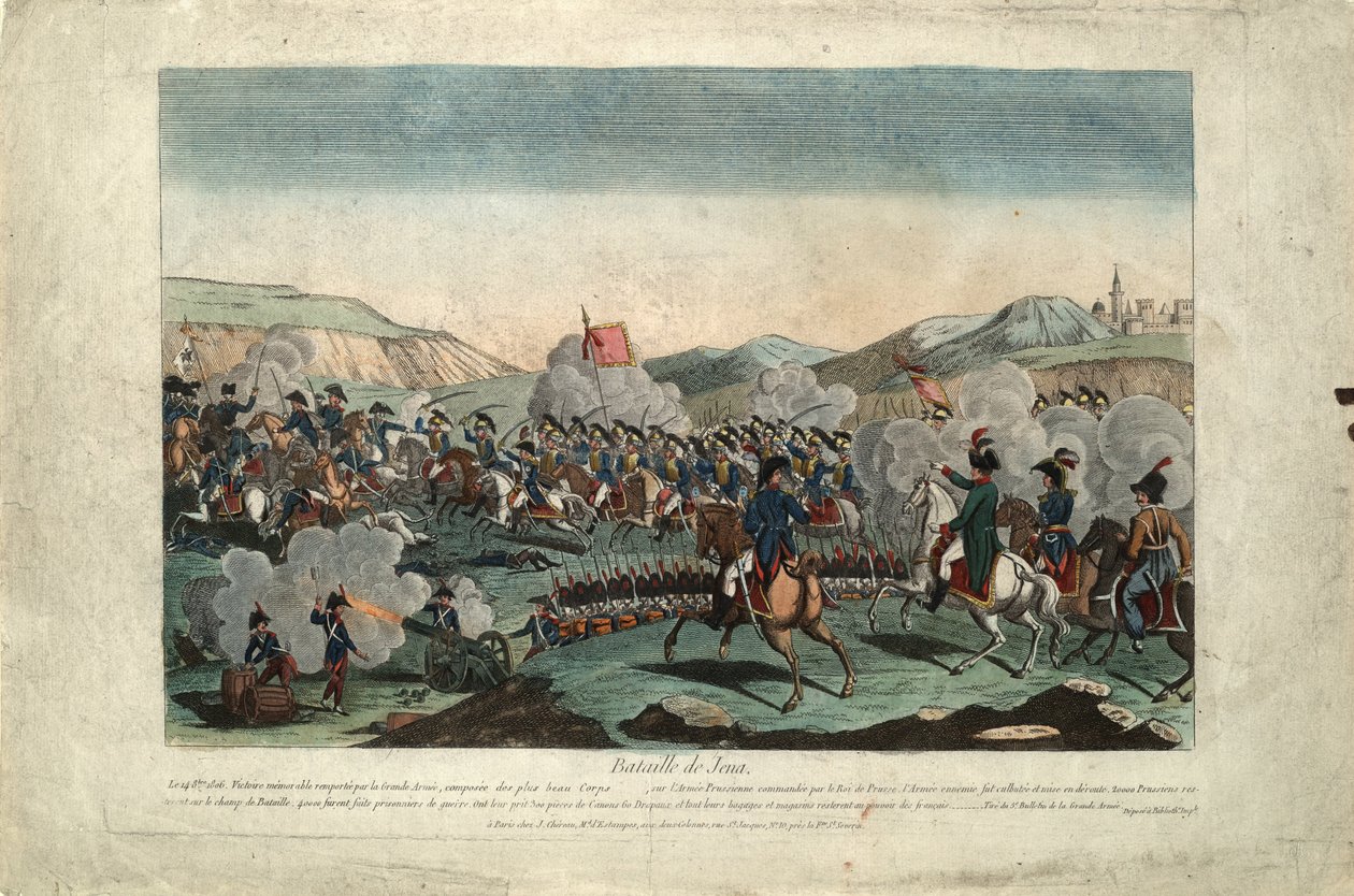 A Batalha de Jena, ca 1806 de Unbekannt