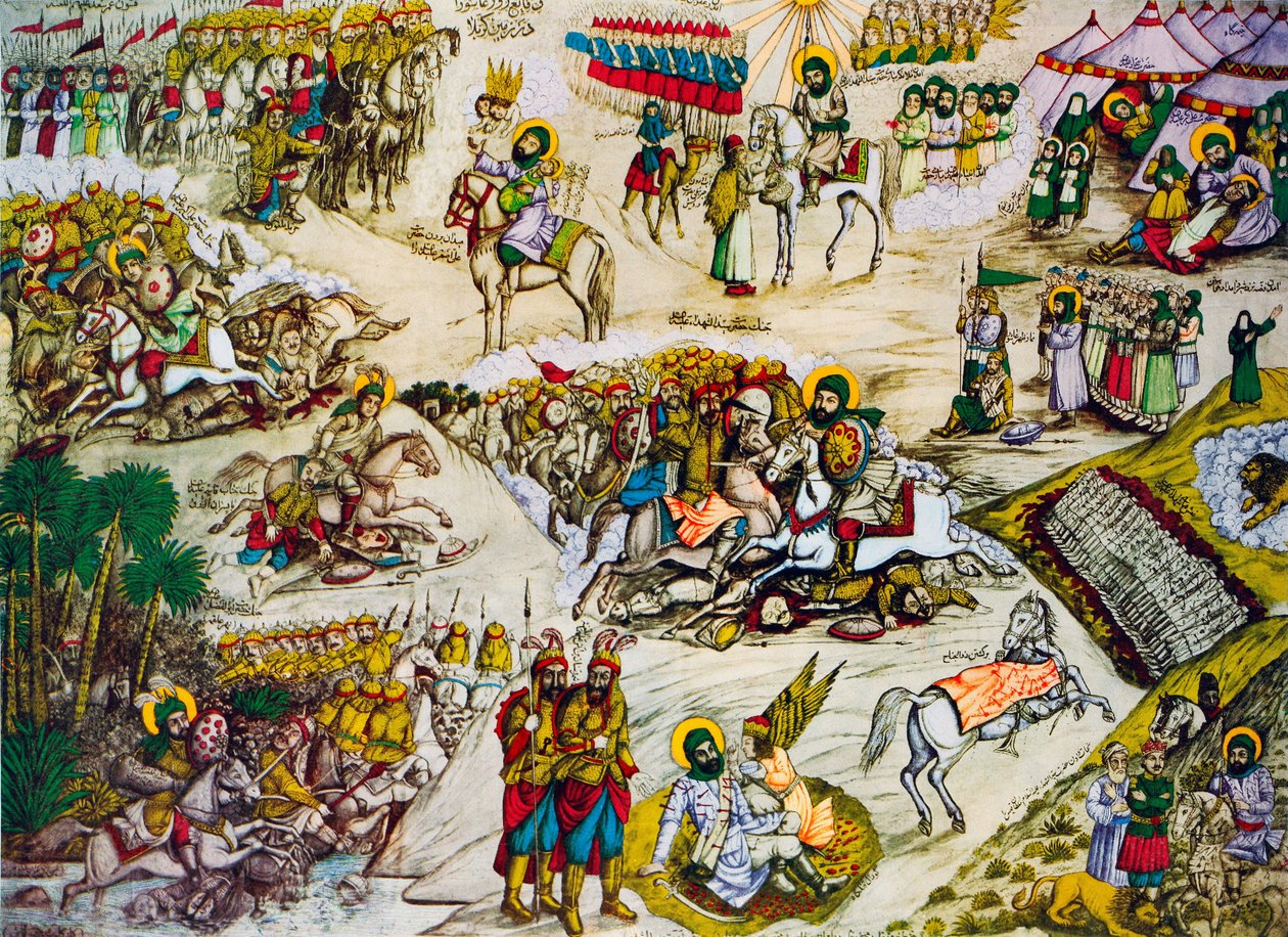 A Batalha de Karbala de Unbekannt
