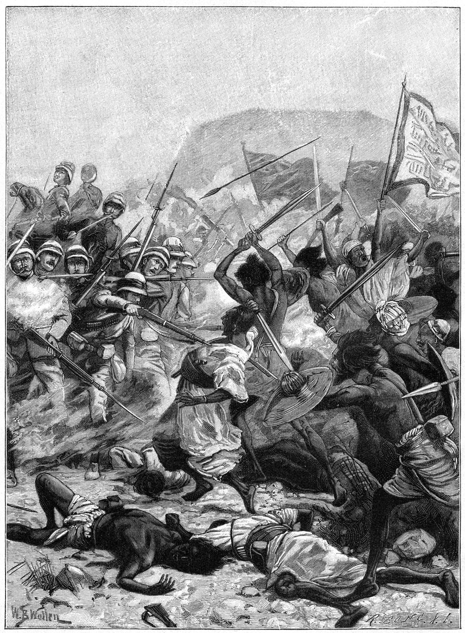 A Batalha de Cartum, 1885 1900 de Unbekannt