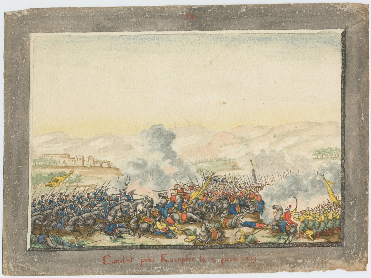A Batalha de Kulevicha em 11 de junho de 1829, 1829 de Unbekannt