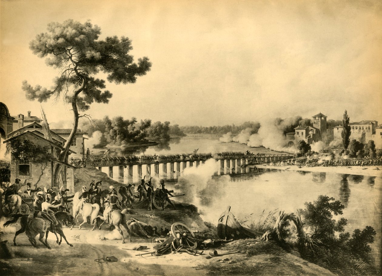 A Batalha de Lodi, 10 de maio de 1796, 1921. de Unbekannt