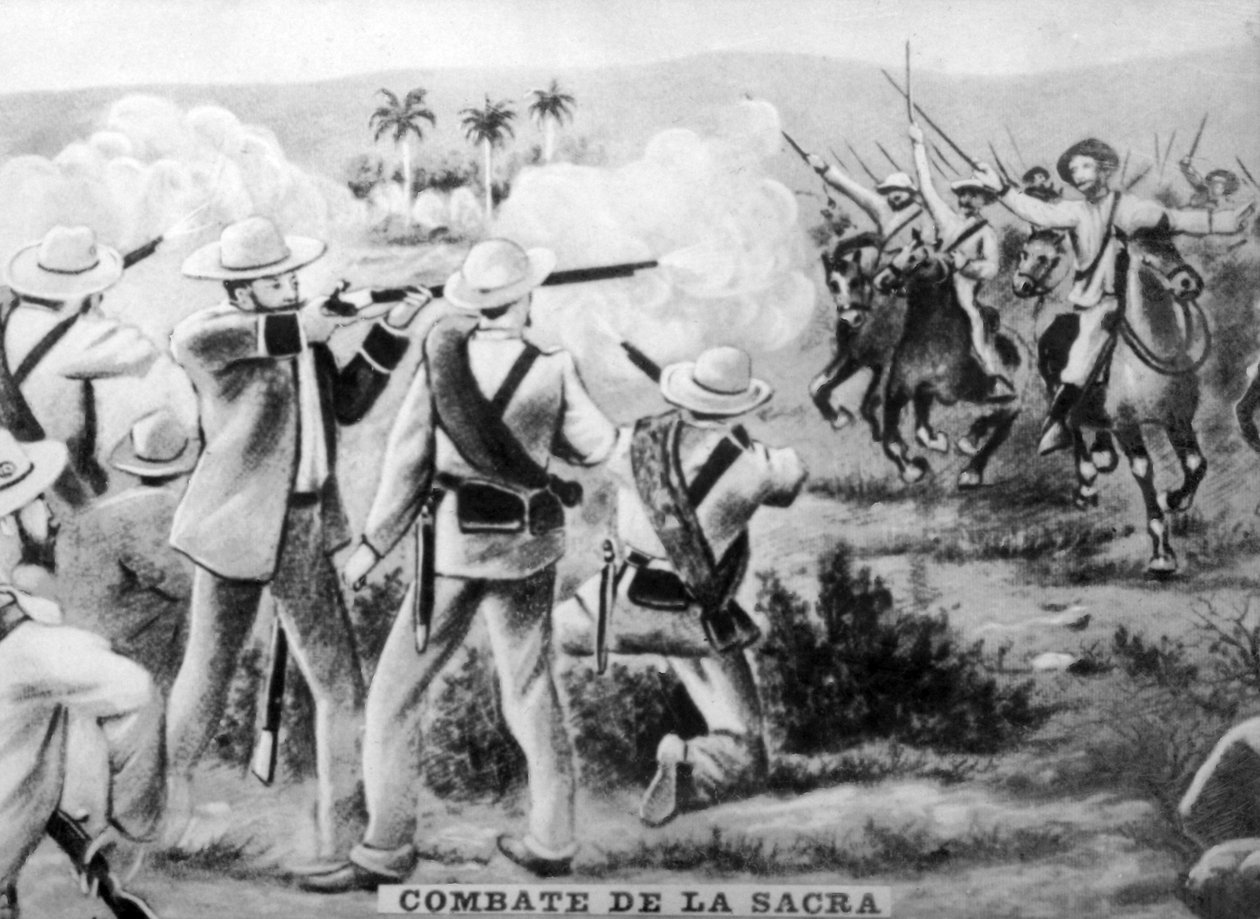 A Batalha de Sacra, 1873, 1920 de Unbekannt