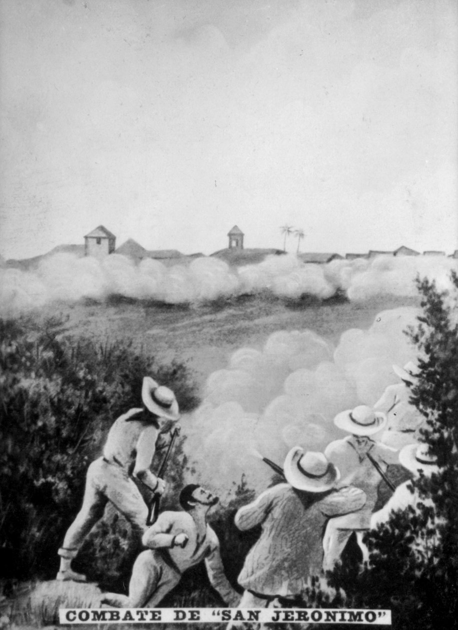 A Batalha de San Geronimo, 1895, 1920 de Unbekannt