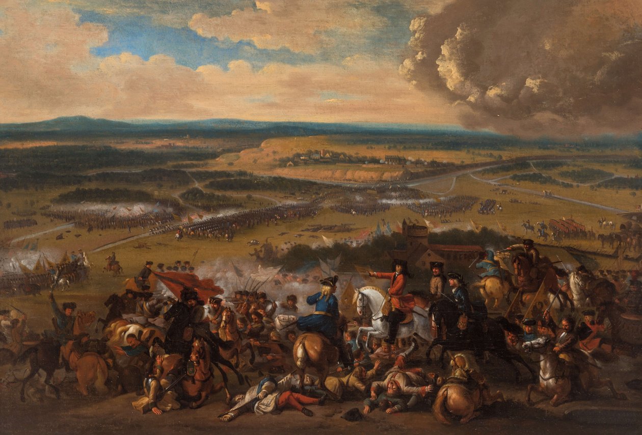 A Batalha de Speyerbach em 15 de novembro de 1703, 1700s. de Unbekannt