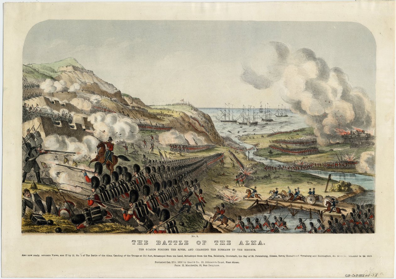 A Batalha da Alma em 20 de setembro de 1854, 1854 de Unbekannt