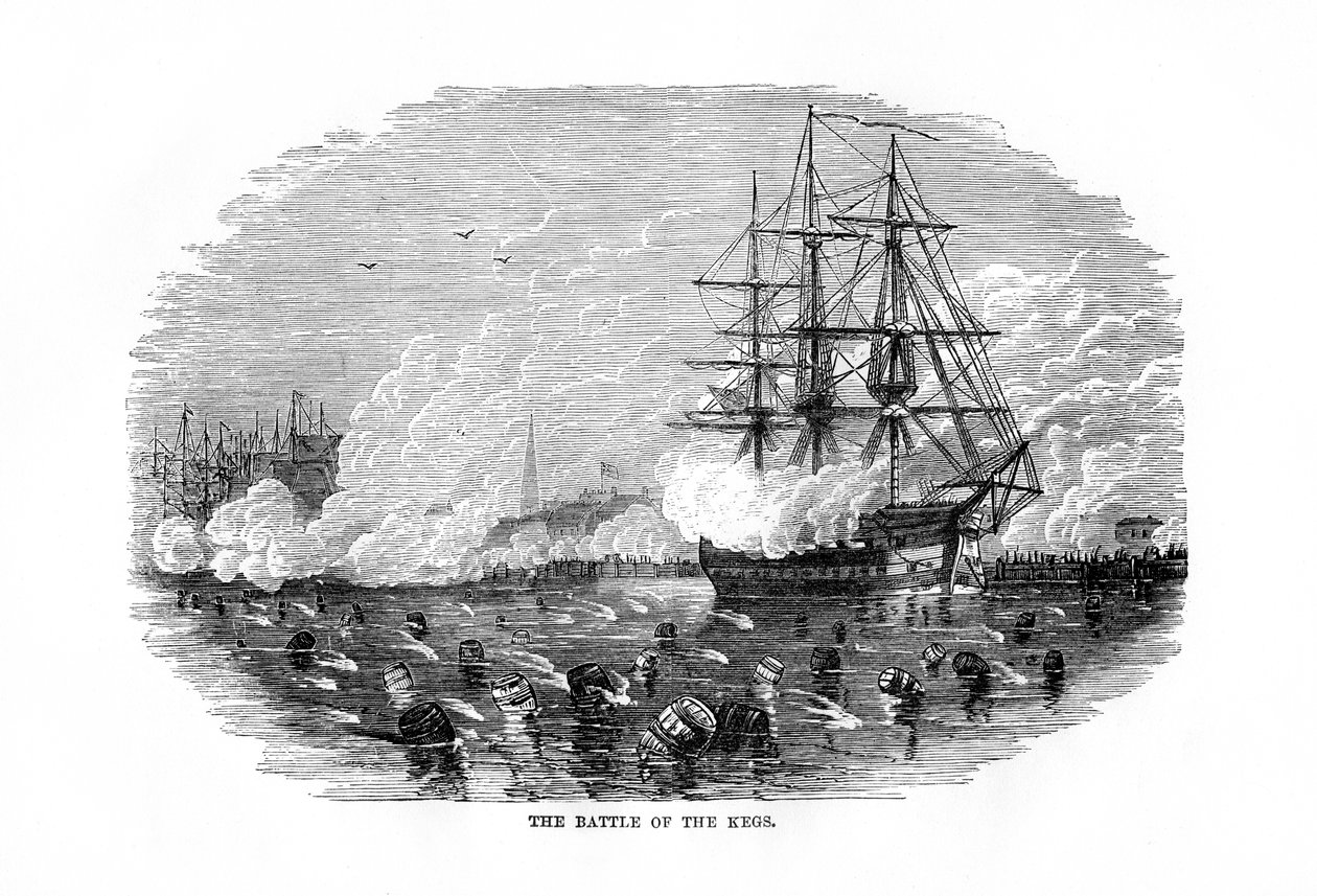 A Batalha dos Barris, 6 de janeiro de 1778, 1872 de Unbekannt