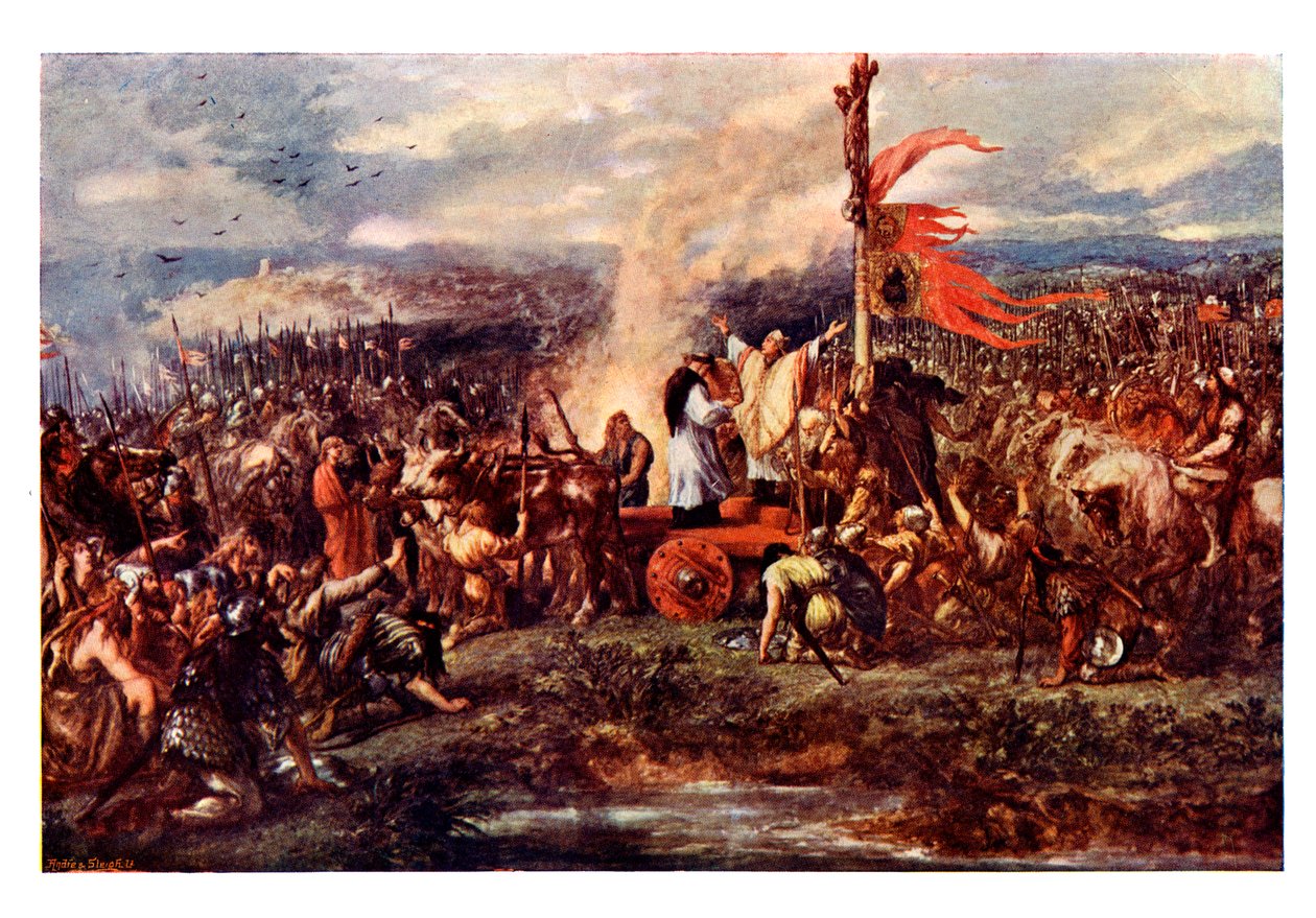 A Batalha do Padrão, 1138 DC, século XIX de Unbekannt