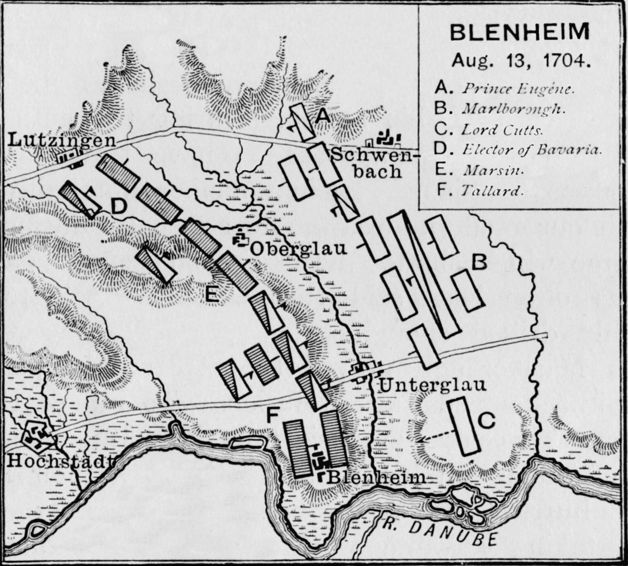 O campo de batalha de Blenheim, c1895, 1903 de Unbekannt