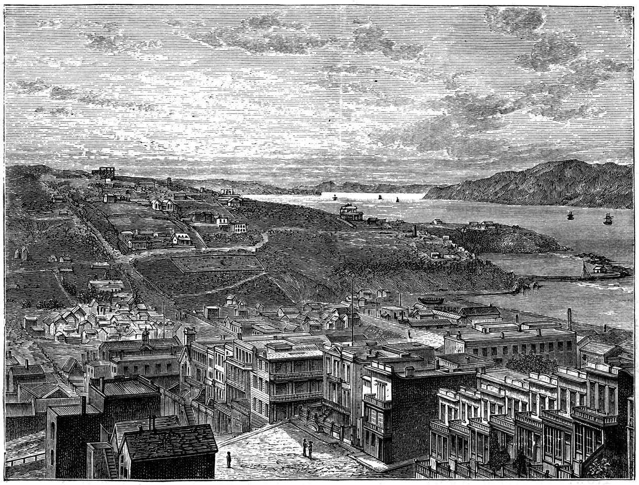 A Baía de São Francisco, América de Unbekannt