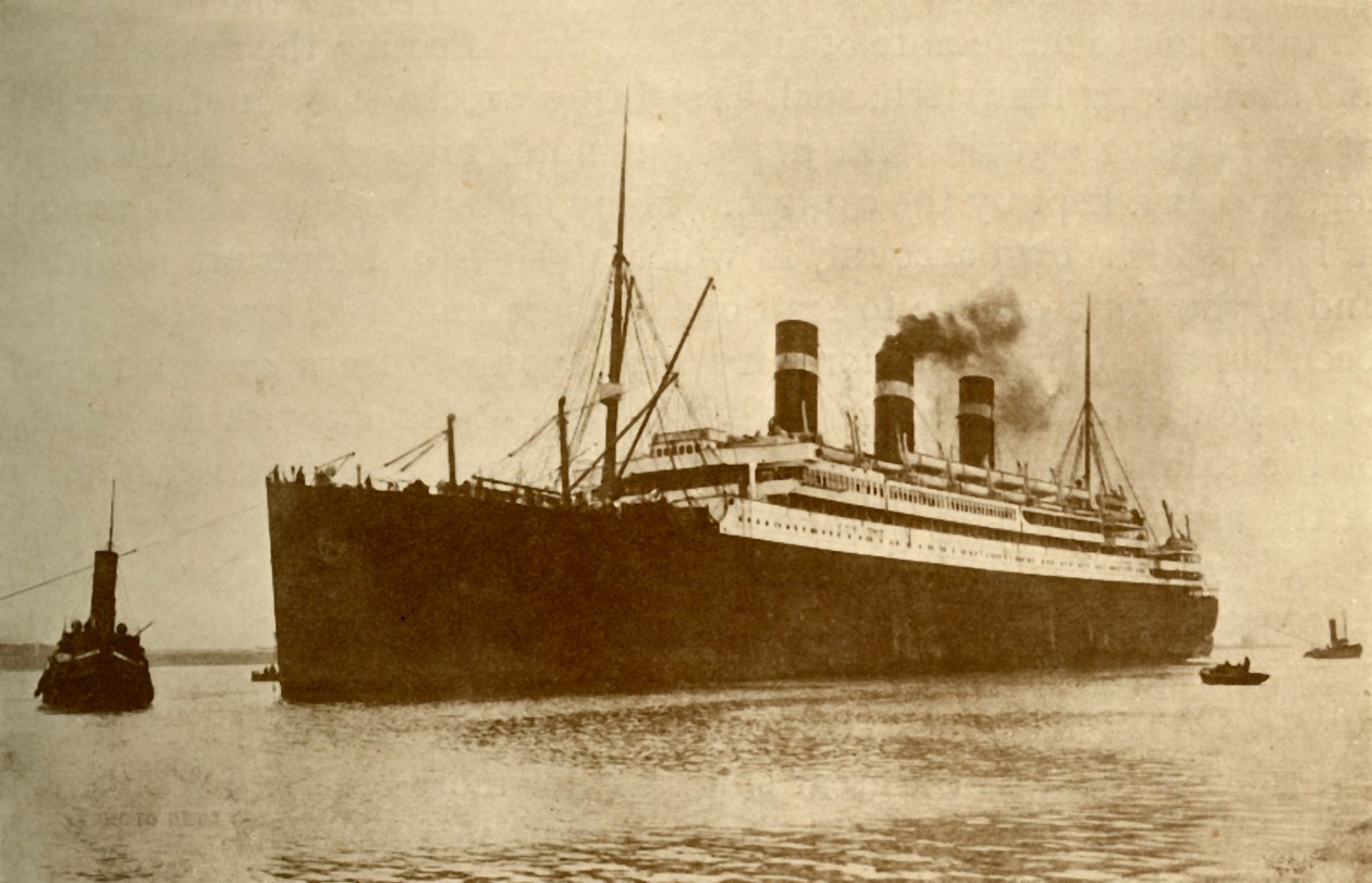 A linha vermelha da estrela de Belgenland, 27.132 toneladas, c1930. de Unbekannt