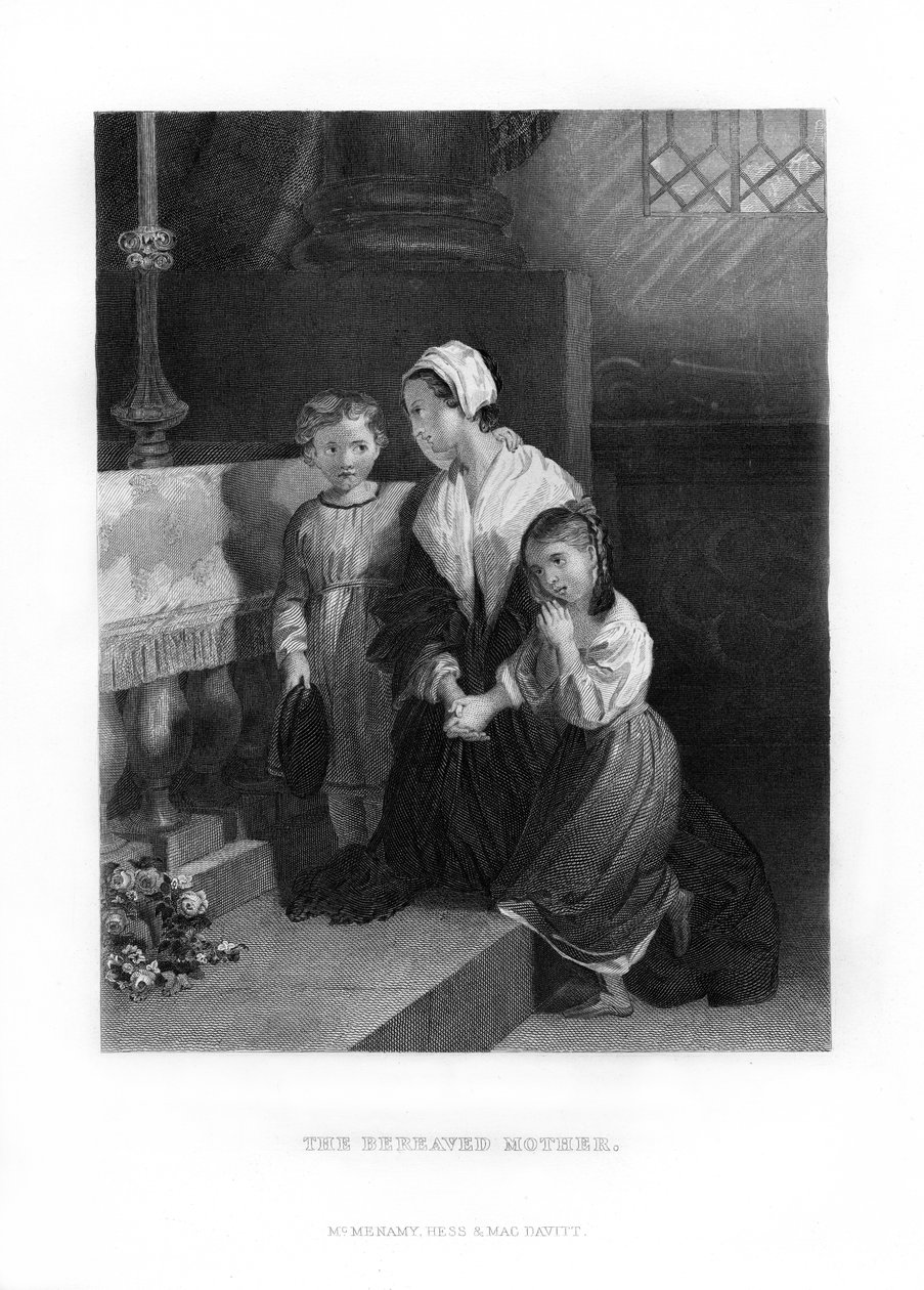 A Mãe Enlutada, 1872 de Unbekannt