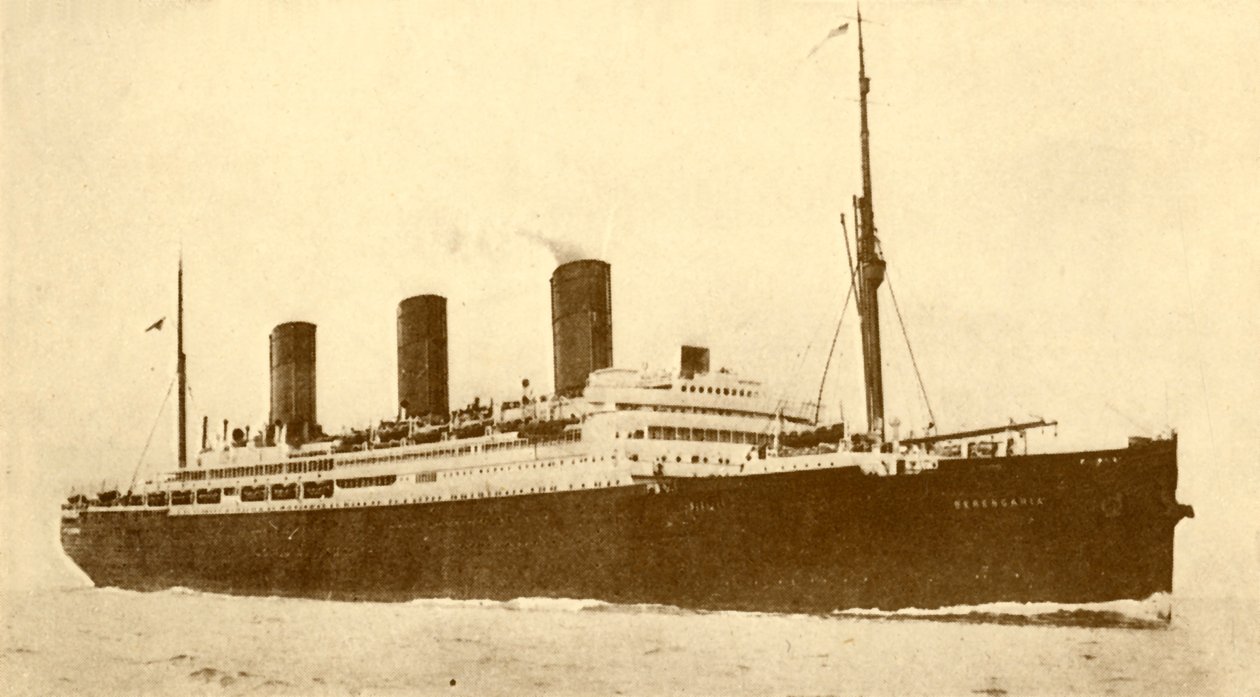 A linha de Berengaria Cunard, 52.700 toneladas, c1930. de Unbekannt