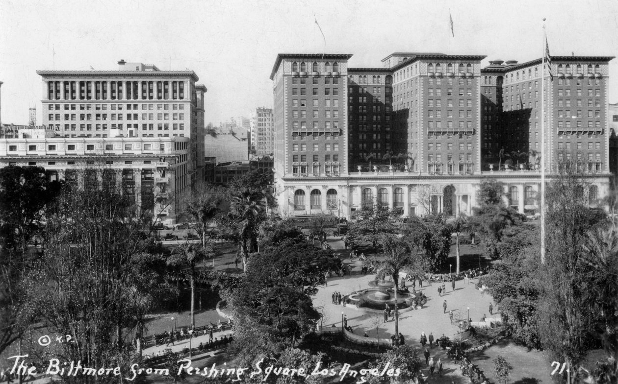 O Biltmore de Pershing Square, Los Angeles, Califórnia, EUA, c1933 de Unbekannt