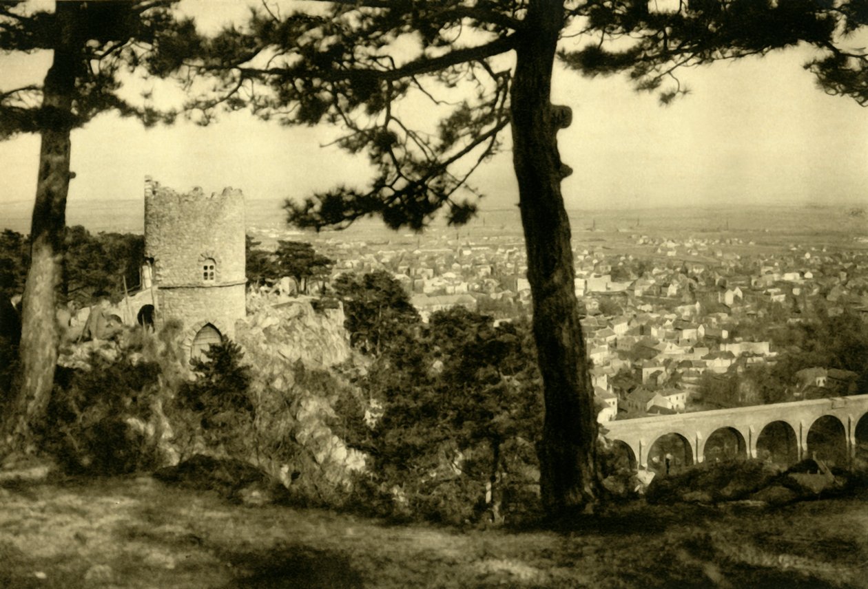 A Torre Negra, Mödling, Baixa Áustria, c1935. de Unbekannt