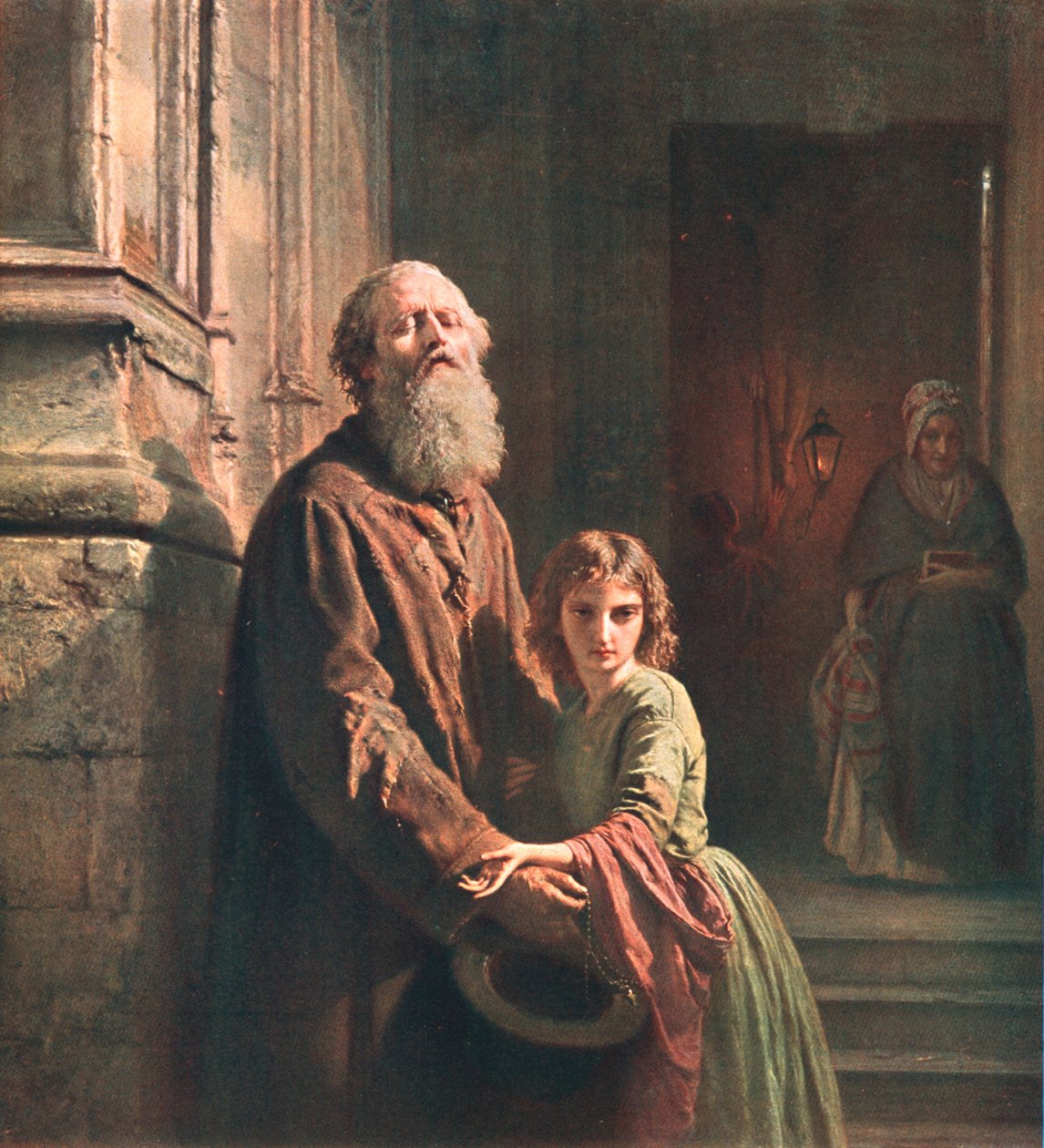 O mendigo cego, 1853, c1902. de Unbekannt