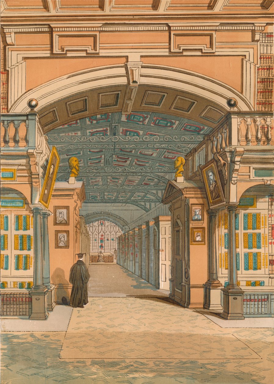 Biblioteca Bodleian, Oxford, c1845, 1864 de Unbekannt