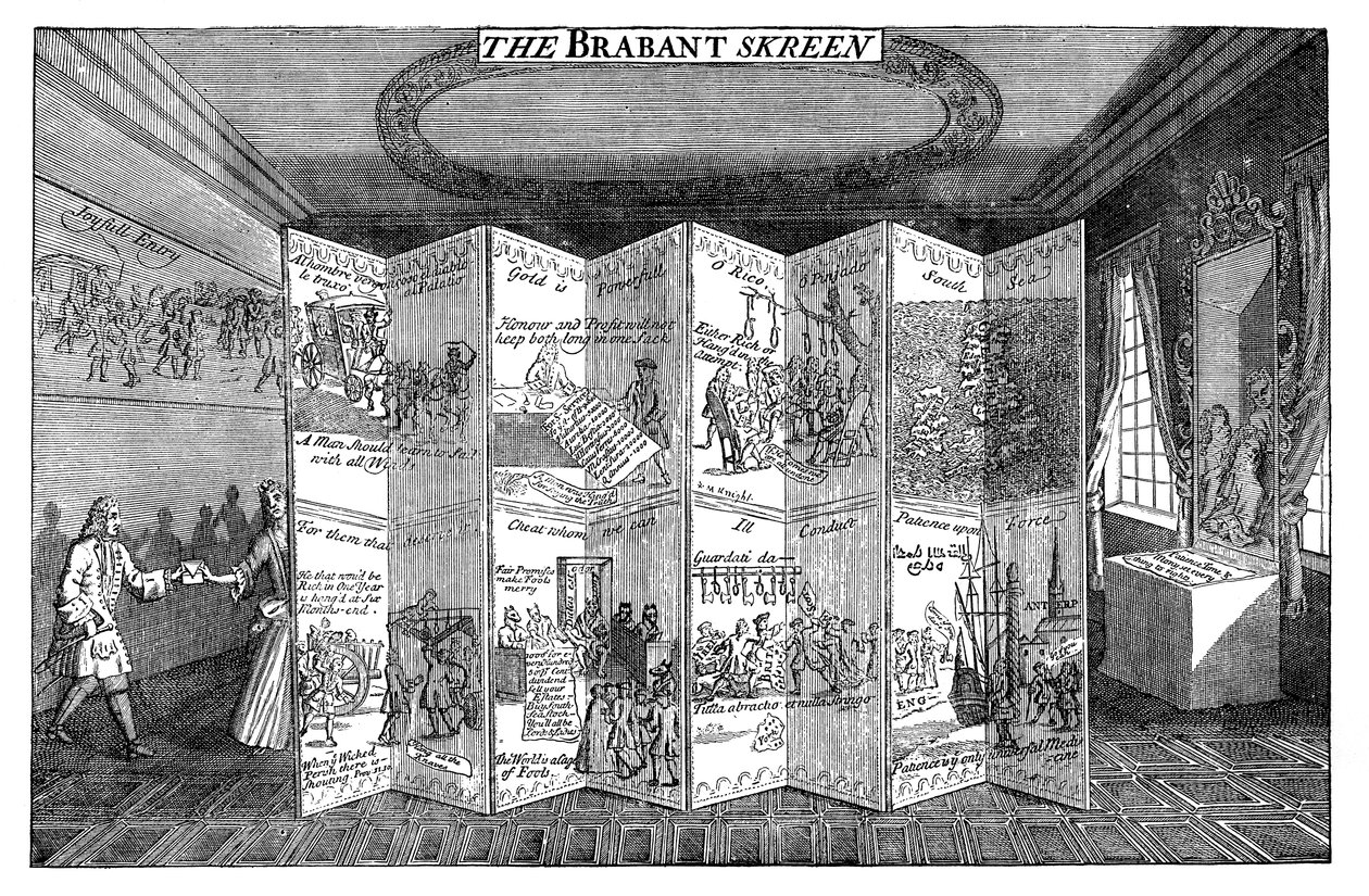 O Brabante Skreen, 1721 de Unbekannt