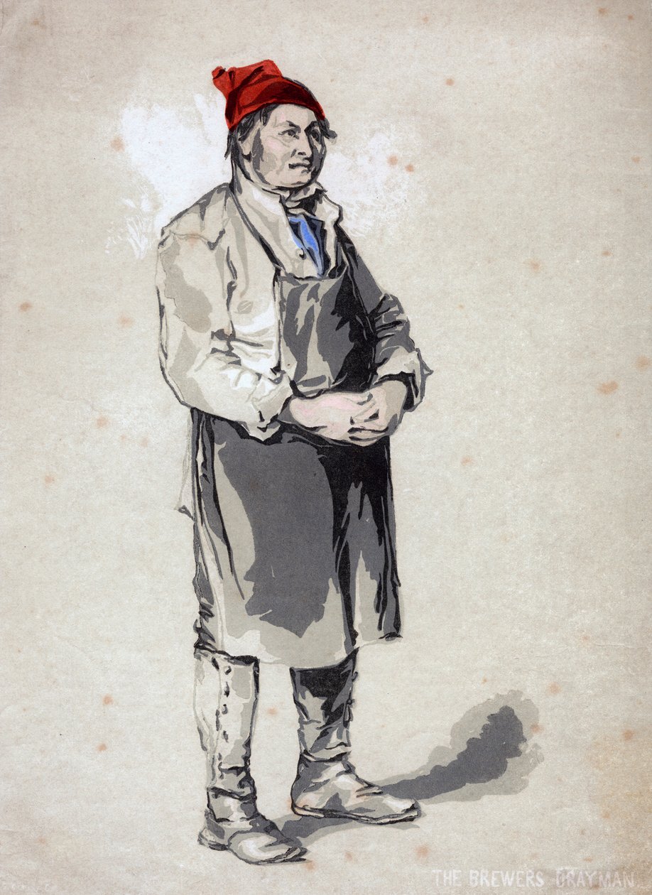 Os Brewers Drayman, século XIX de Unbekannt