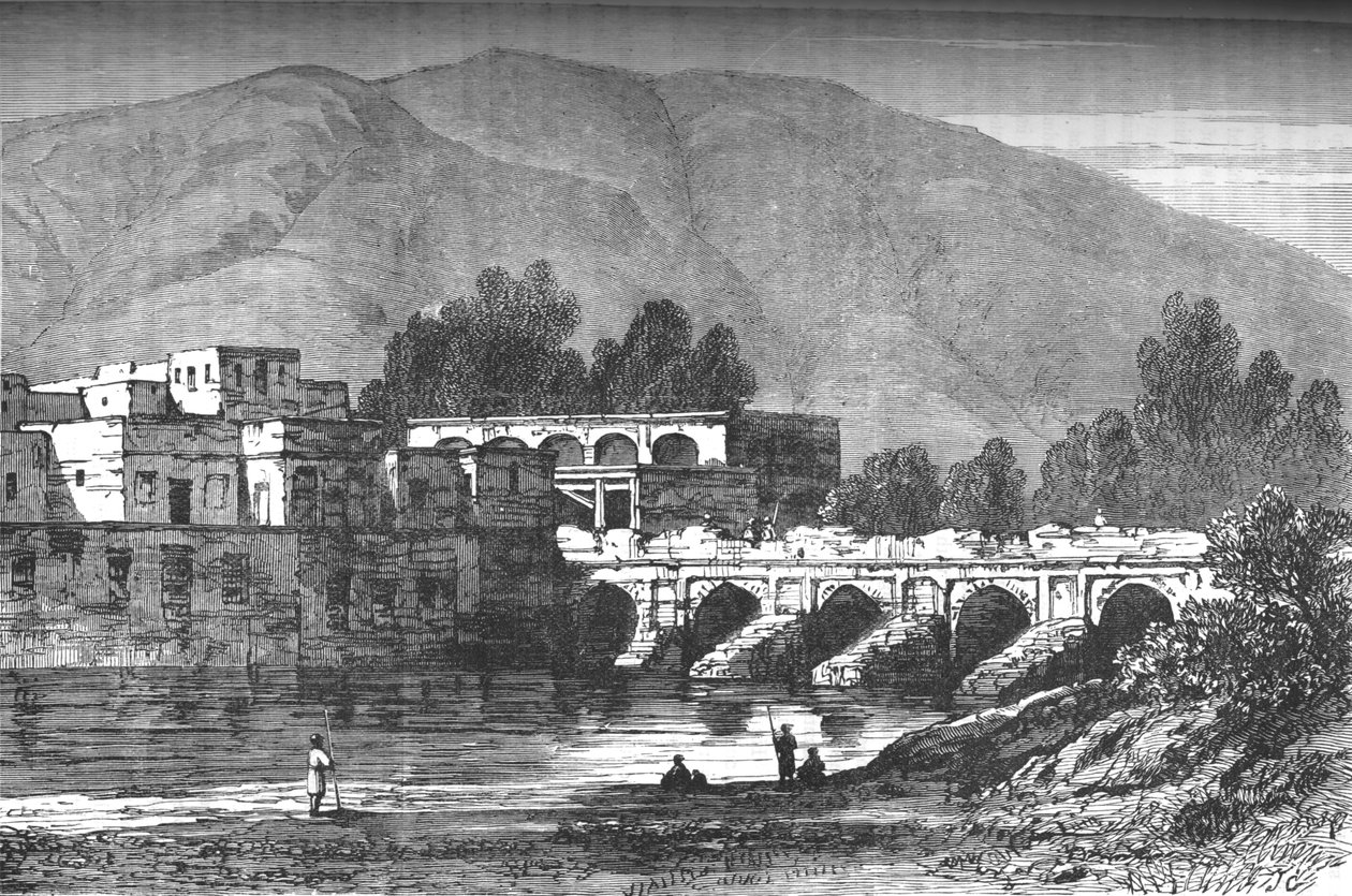 A ponte, Cabul, c1880 de Unbekannt