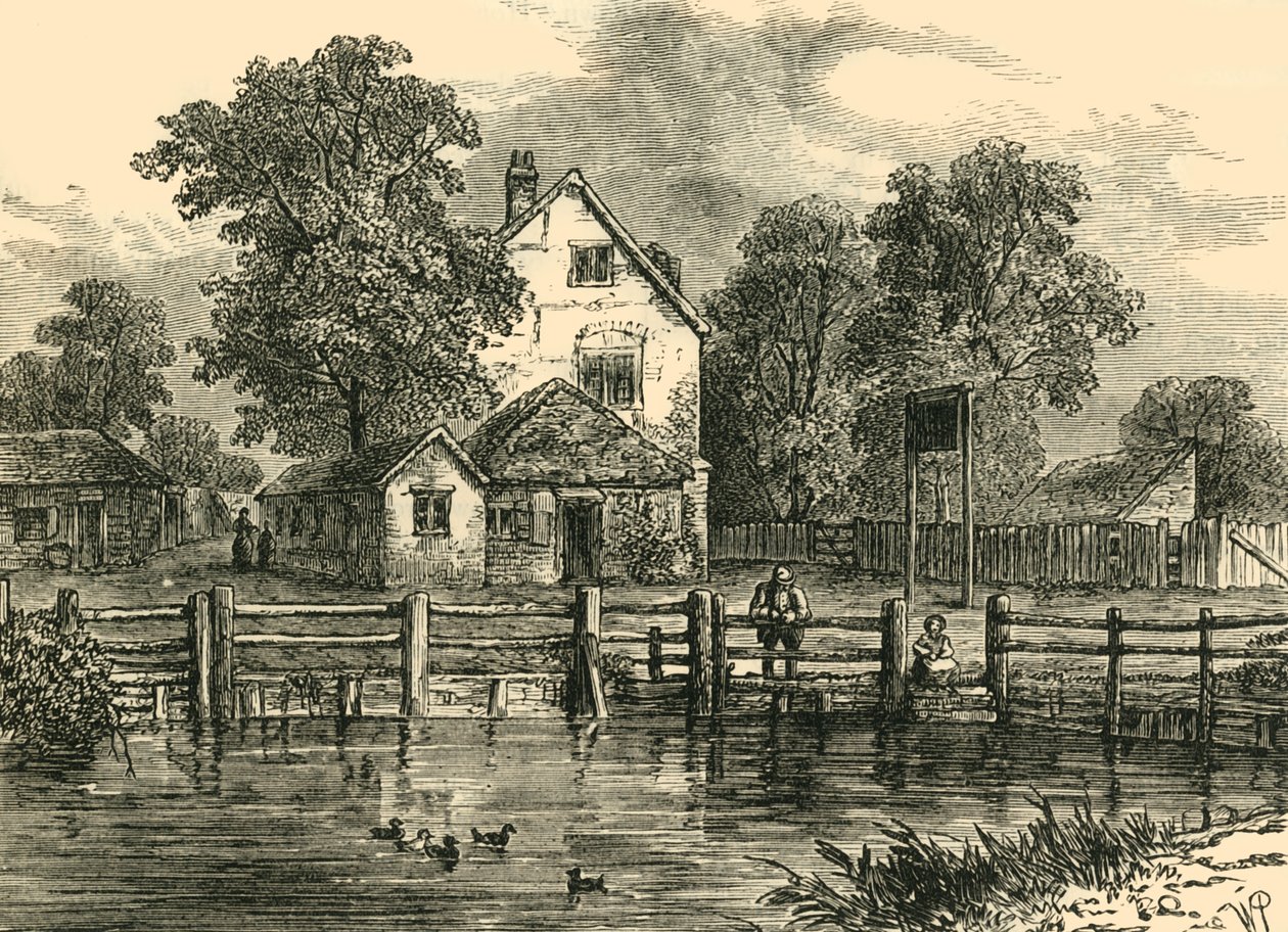O Brill, Somers Town, em 1780, c1876. de Unbekannt