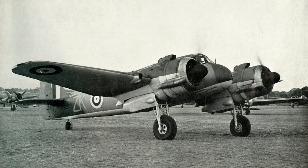 O Bristol Beaufighter, 1941. de Unbekannt