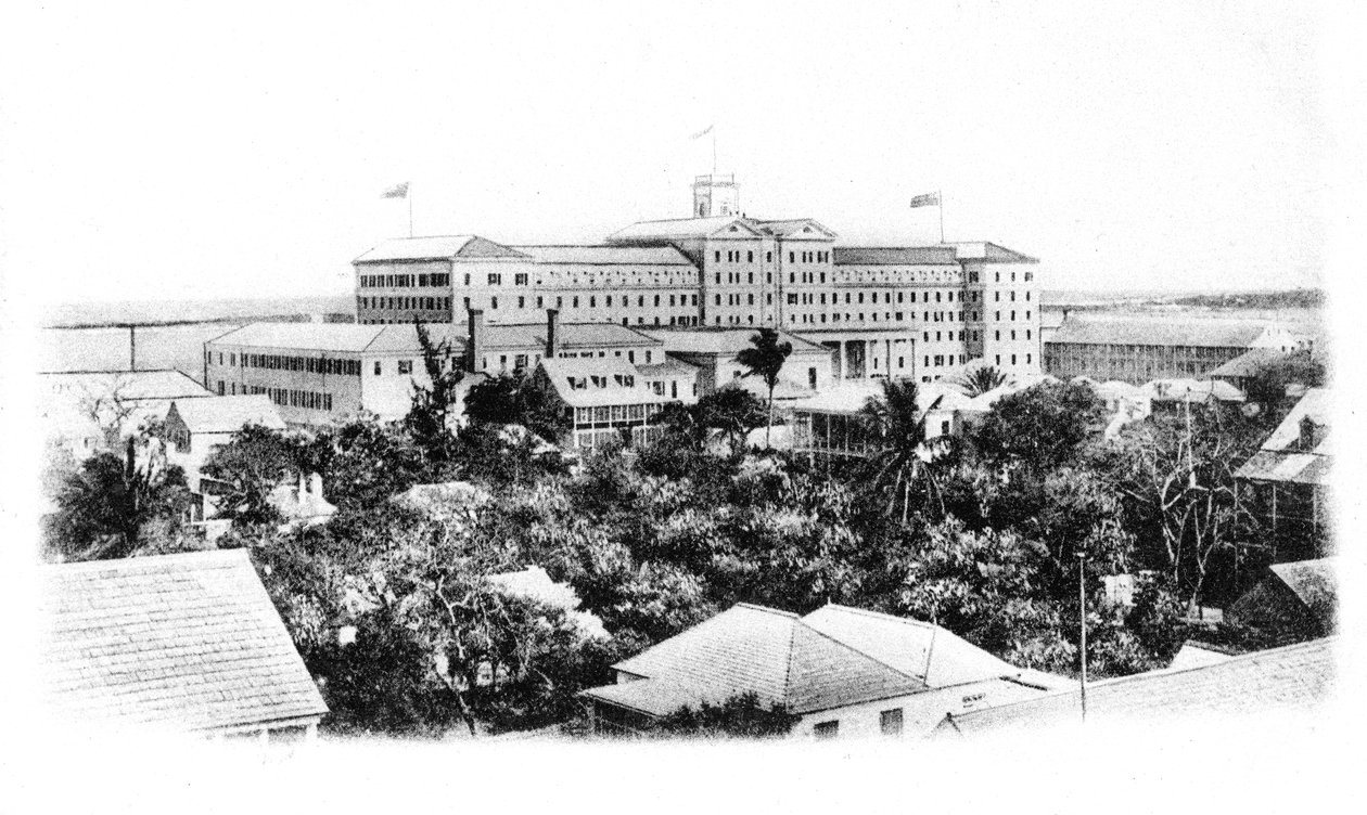 The British Colonial Hilton Hotel, Nassau, Nova Providência, Bahamas, 1911 de Unbekannt