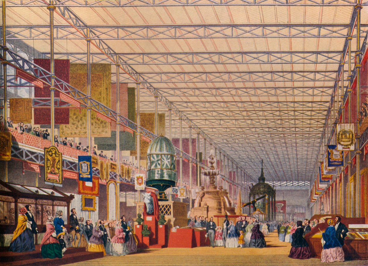 A Nave Britânica na Grande Exposição de 1851, The Crystal Palace, c1854 de Unbekannt