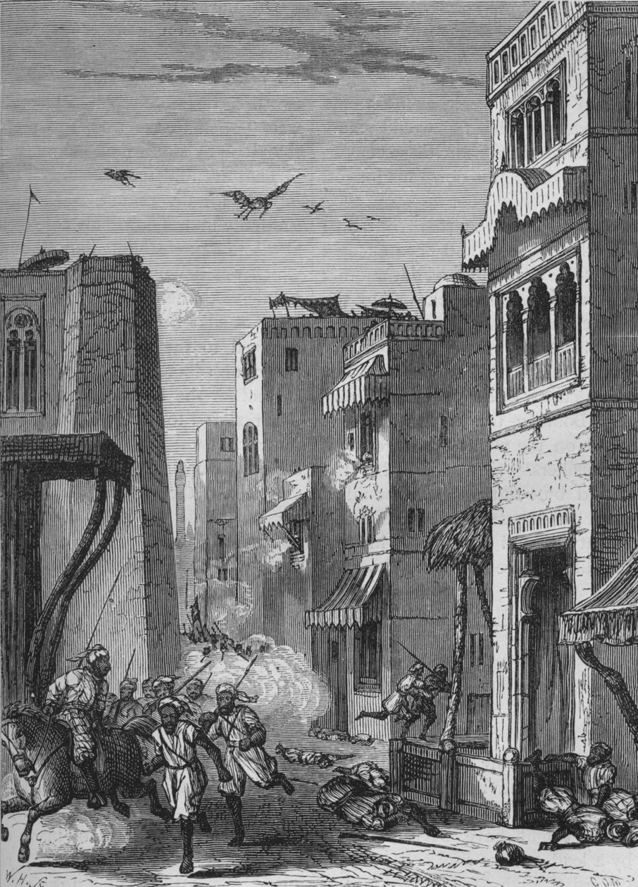 As tropas britânicas que entram em Moultan, c1880 de Unbekannt