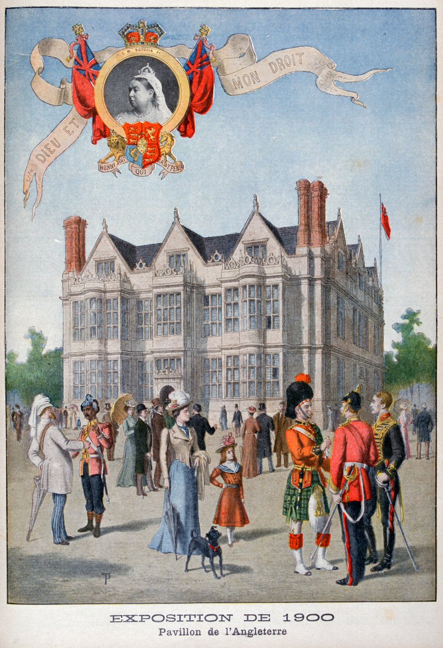 O pavilhão britânico na Exposição Universal de 1900, Paris, 1900 de Unbekannt