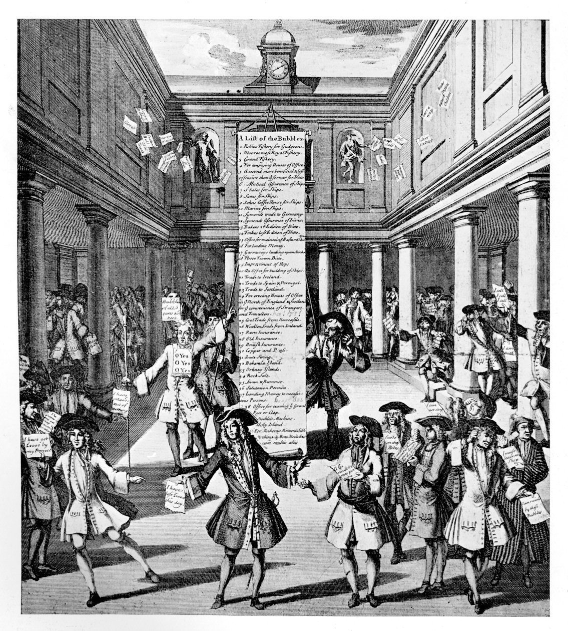 Os Bubblers Bubbld ou The Devil Take the Hindmost, 1720 de Unbekannt