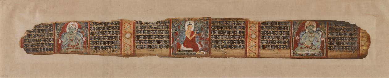 O Buda distribui mel, de um manuscrito Prajnaparamita, do século XII. de Unbekannt