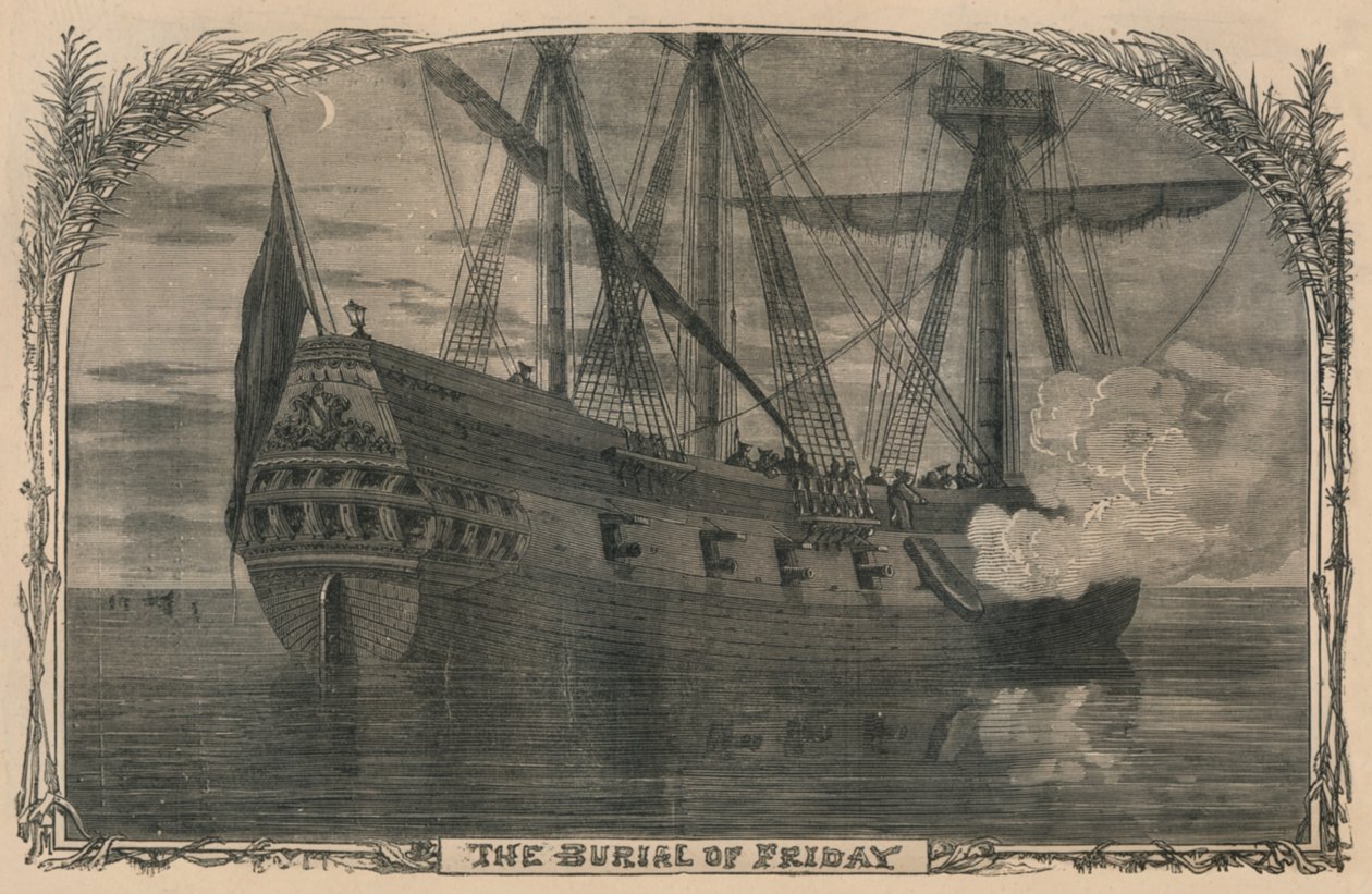 O enterro de sexta-feira, c1870 de Unbekannt