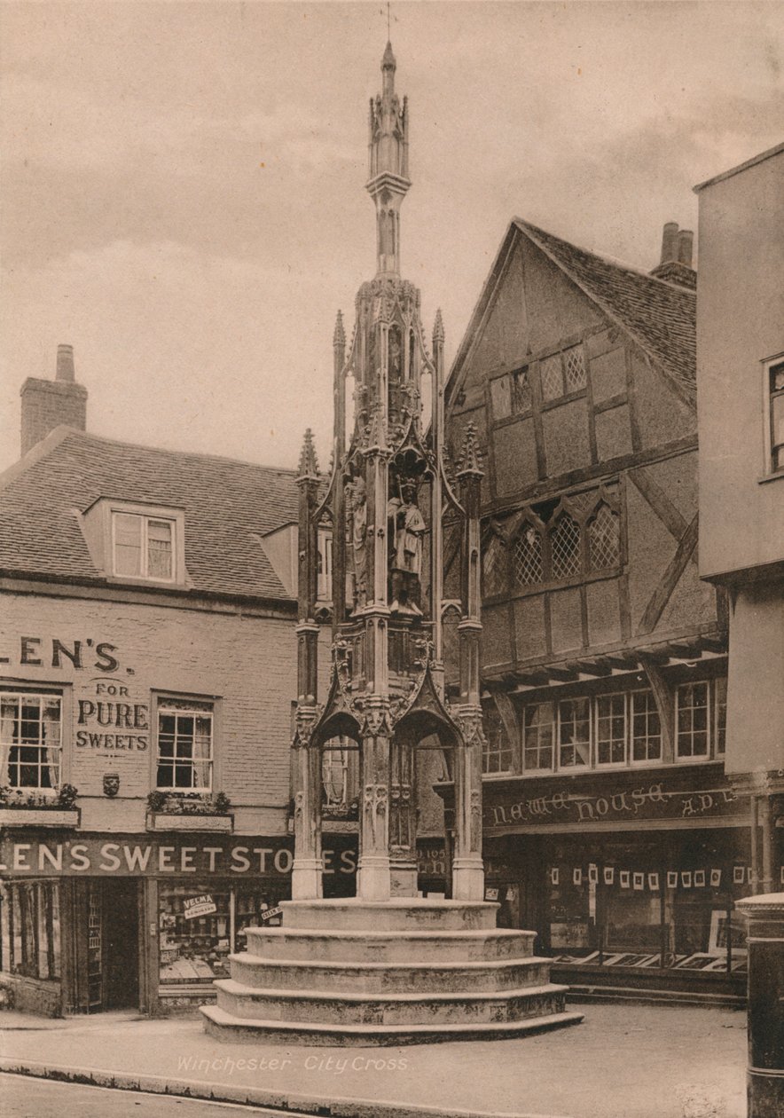 O Buttercross, Winchester, Hampshire, início do século XX de Unbekannt
