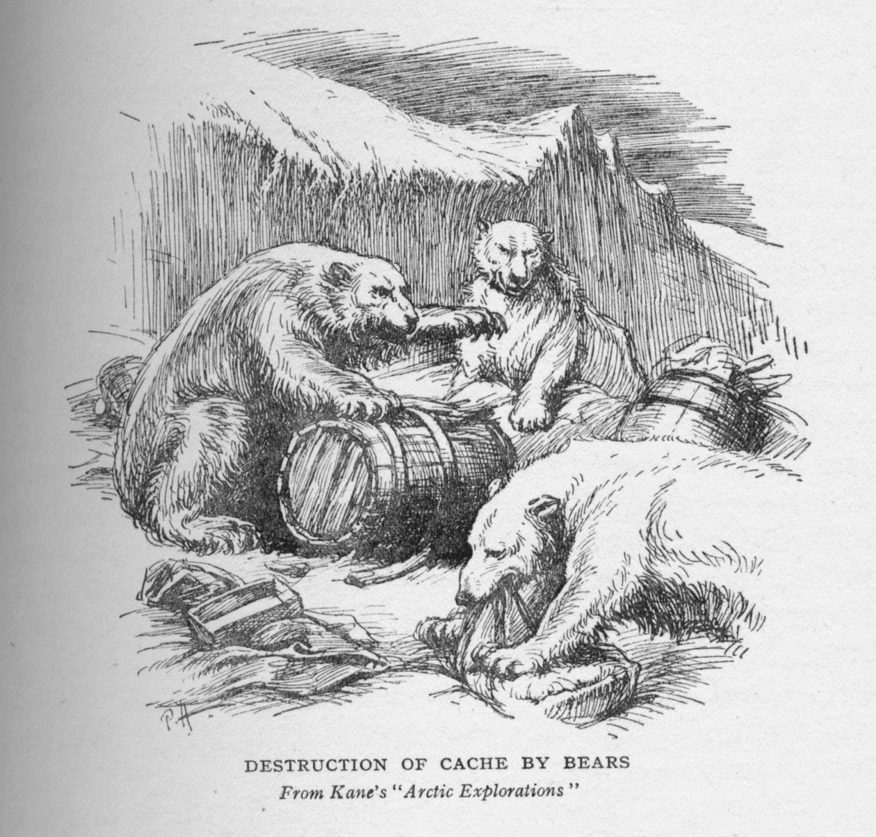 O cache destruído, c1856, 1928 de Unbekannt