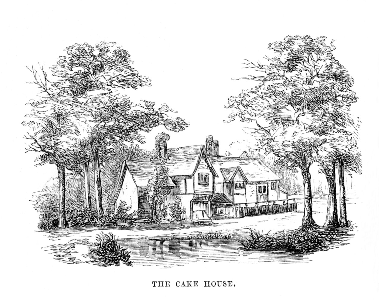 A casa do bolo, c1870 de Unbekannt