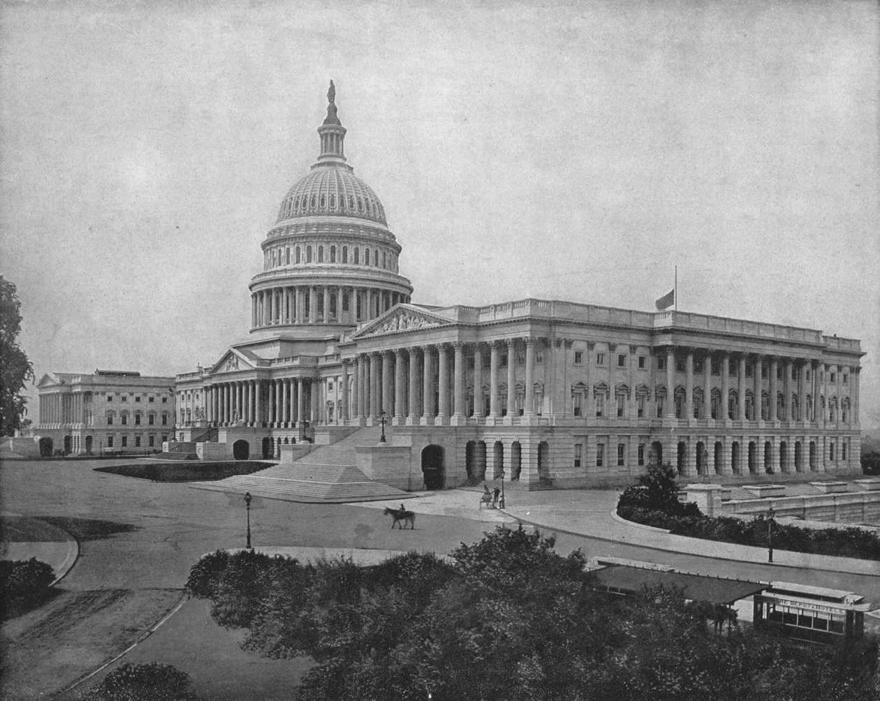 O Capitólio, Washington DC, EUA, c1900. de Unbekannt