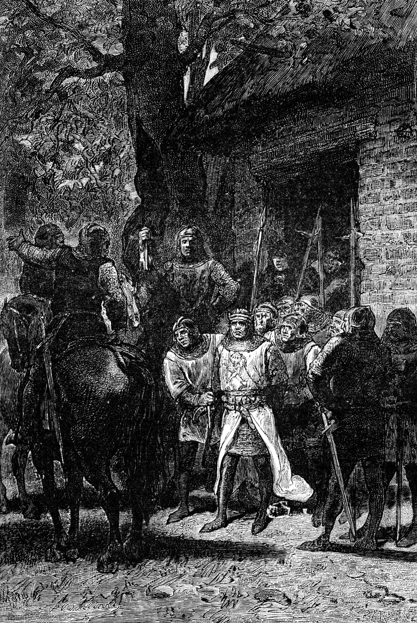 A captura de Ricardo, o leão, 1192, 1909 de Unbekannt