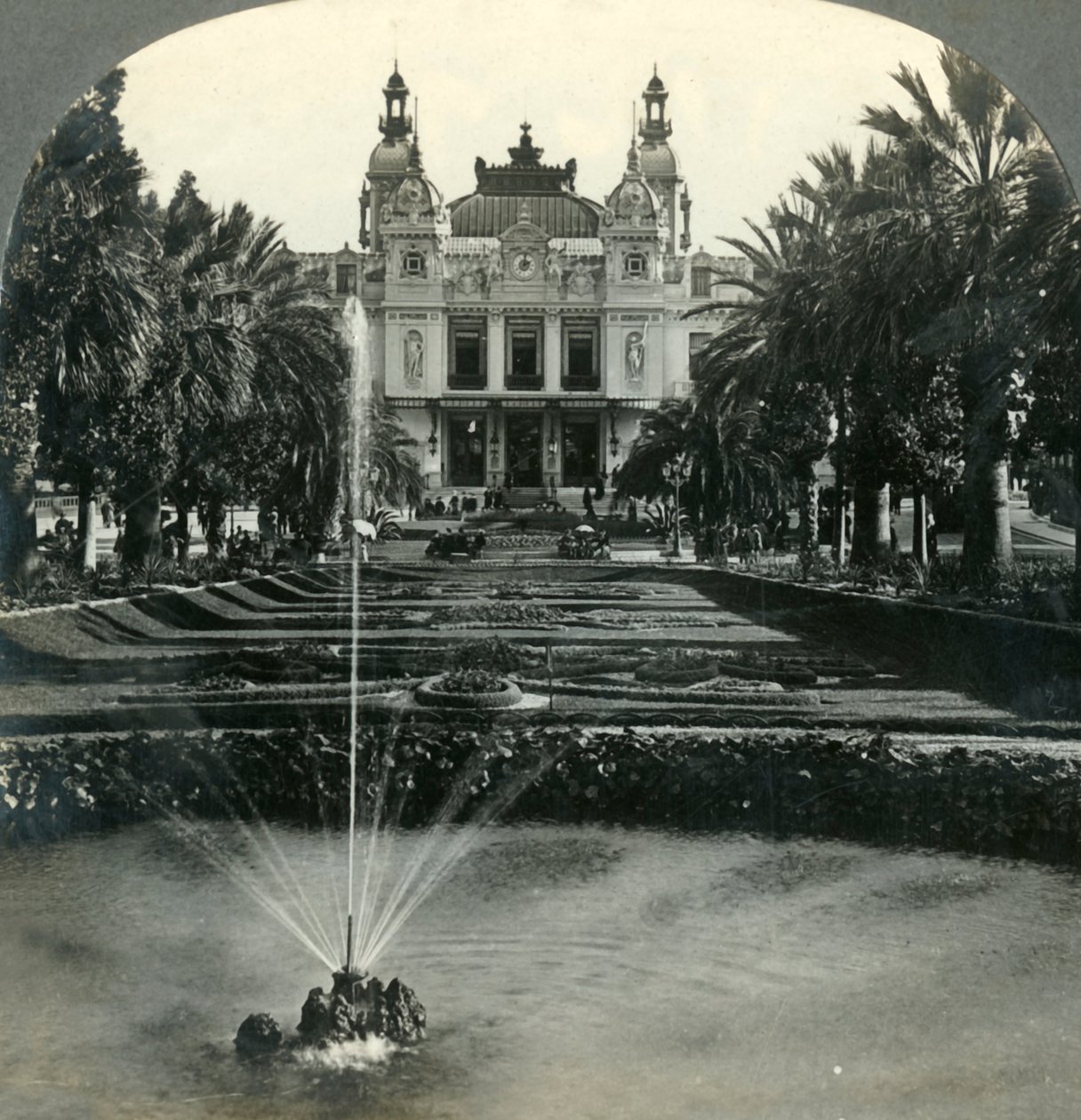 O cassino, Monte-Carlo, Mônaco, 1900. de Unbekannt